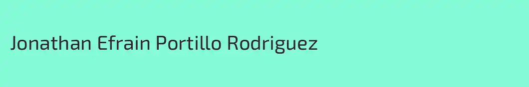 Jonathan Efrain Portillo Rodriguez